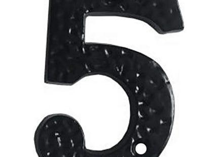 COTTALI NUMERO IN FERRO NERO MM75 N.5