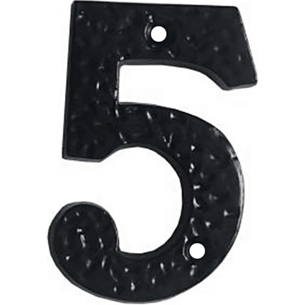 COTTALI NUMERO IN FERRO NERO MM75 N.5