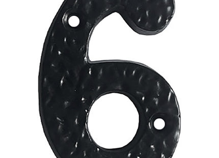 COTTALI NUMERO IN FERRO NERO MM75 N.6