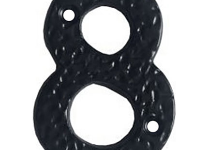 COTTALI NUMERO IN FERRO NERO MM75 N.8