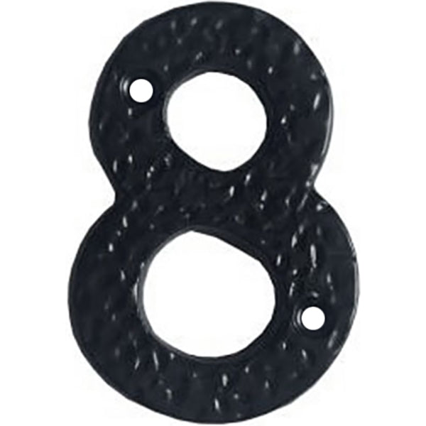 COTTALI NUMERO IN FERRO NERO MM75 N.8