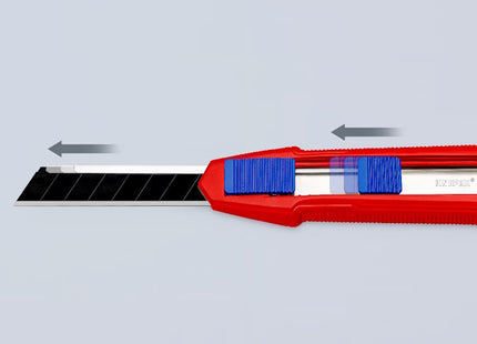 KNIPEX CUTTER AUTOBLOCCANTE CUTIX CON LAMA NERA DA MM18
