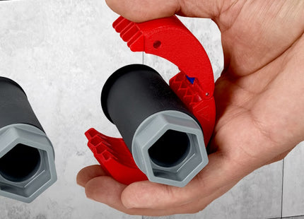 KNIPEX TAGLIATUBI BIX PER TUBI IN PLASTICA E MANICOTTI DI TENUTA