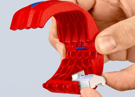 KNIPEX TAGLIATUBI BIX PER TUBI IN PLASTICA E MANICOTTI DI TENUTA