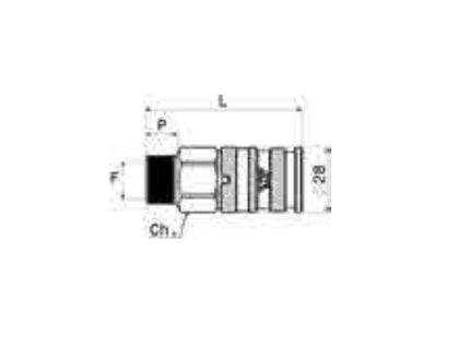 ANI ART. 90/R-1 RUBINETTO RAPIDO GIGANTE FILETTATO MASCHIO
