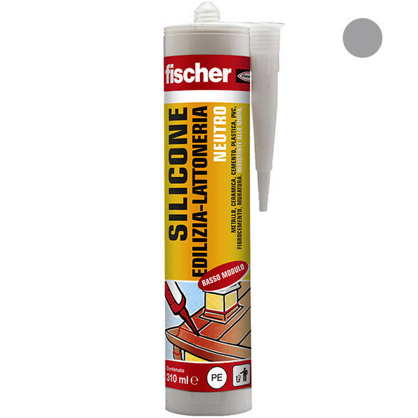 FISCHER SILICONE NEUTRO EDILIZIA-LATTONERIA SBM ML310