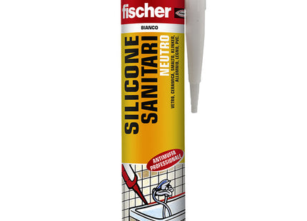 FISCHER SILICONE NEUTRO SANITARI SNS-TR TRASPARENTE ML310