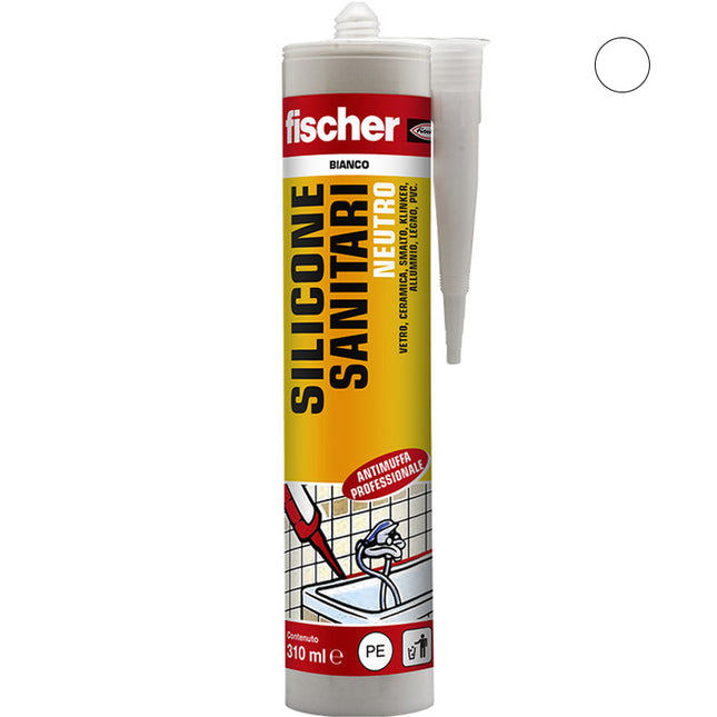 FISCHER SILICONE NEUTRO SANITARI SNS ML310