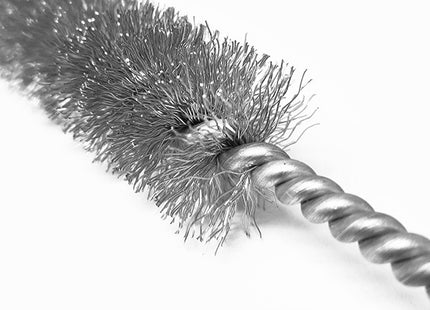 CEBO SCOVOLO IN ACCIAIO PER PULIZIA FORI CON GAMBO ED ANELLO