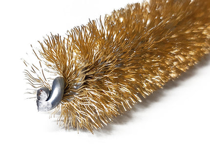 CEBO SCOVOLO IN OTTONE PER PULIZIA FORI CON GAMBO ED ANELLO D.MM30X300