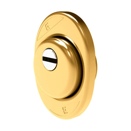 MOTTURA DEFENDER BASIC PER CILINDRO CON MOSTRINA OTTONE