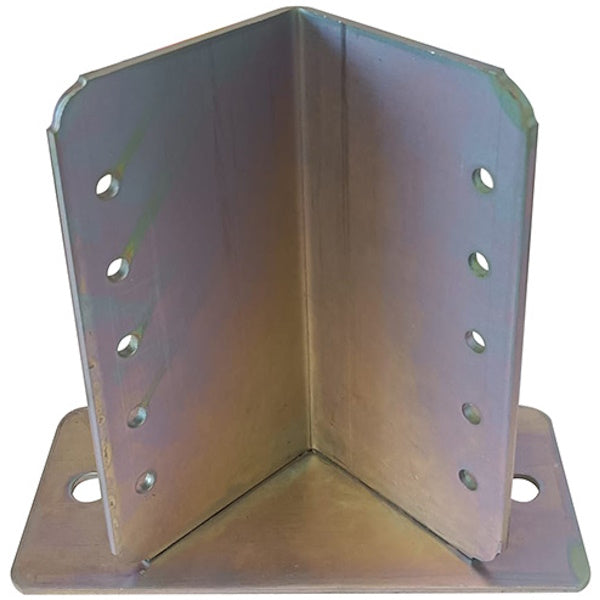 MINUTEX ANGOLARE PORTAPILASTRI MM90X90X180X4 BASE MM200X90X3 ZINCATO