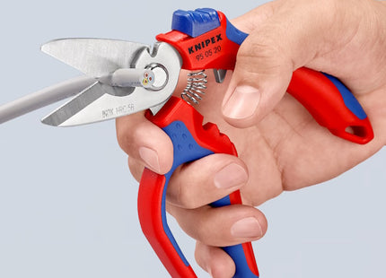 KNIPEX FORBICI PER ELETTRICISTI ANGOLATA IN INOX