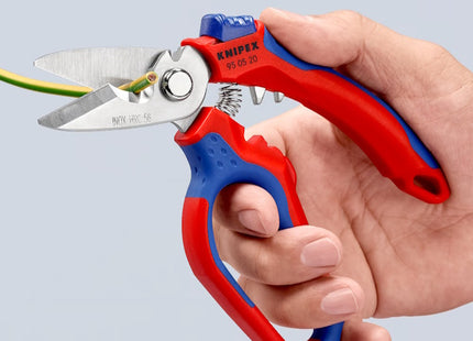 KNIPEX FORBICI PER ELETTRICISTI ANGOLATA IN INOX