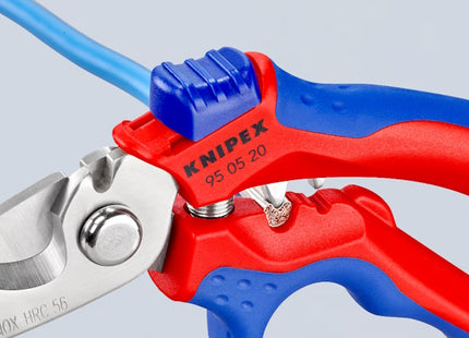 KNIPEX FORBICI PER ELETTRICISTI ANGOLATA IN INOX