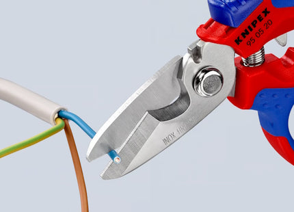 KNIPEX FORBICI PER ELETTRICISTI ANGOLATA IN INOX