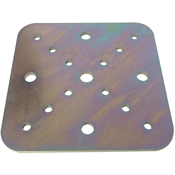 MINUTEX PIASTRA QUADRATA JOLLY MM150X150X4 ACCIAIO ZINCATO