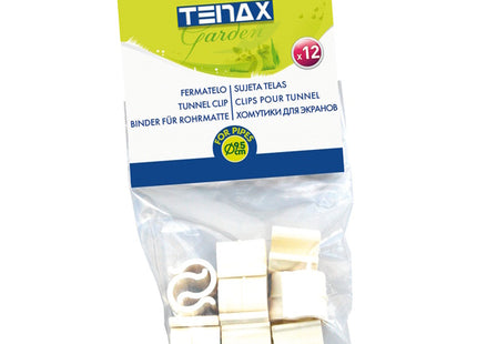 TENAX FERMATELO PER TUNNEL COLORE BIANCO PER TUBI DA D.MM9-18 PZ12