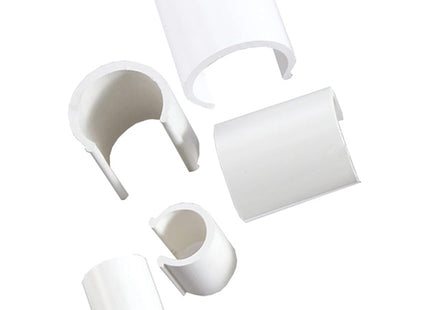 TENAX FERMATELO PER TUNNEL COLORE BIANCO PER TUBI DA D.MM9-18 PZ12