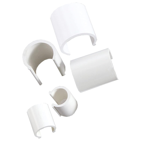 TENAX FERMATELO PER TUNNEL COLORE BIANCO PER TUBI DA D.MM9-18 PZ12