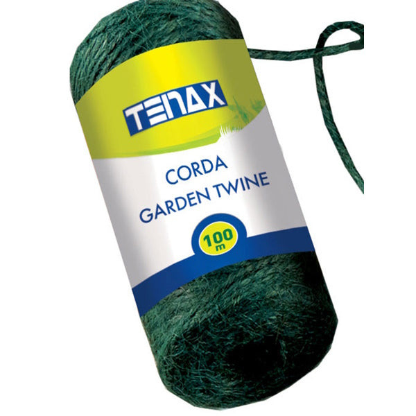 TENAX SPAGO IN JUTA NATURALE COLORE VERDE CONF.DA MT100