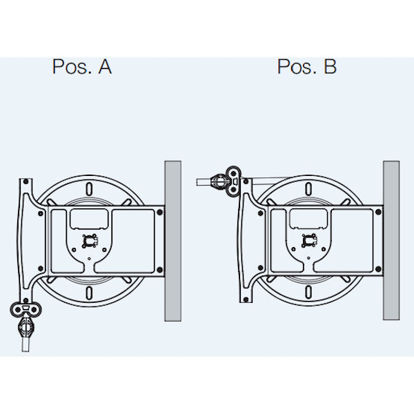 FAICOM AVVOLGITUBO ACQUA MOD. A CON TUBO DA 3/8" MT15 250BAR