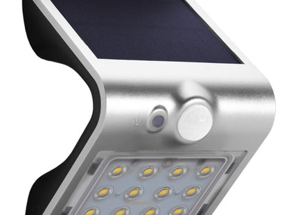 CENTURY APPLIQUE SOLARE LED CON SENSORE COLORE ARGENTO ARCADIA 1.5