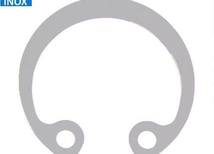 ANELLO DI ARRESTO PER FORI (SEEGER I ) INOX AISI 420 DIN 472 D.MM 25