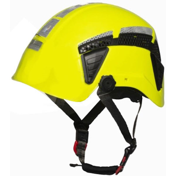 AKROBAT ELMETTO TEXEL PLUS PER LAVORI IN QUOTA COLORE GIALLO FLUO EN 397