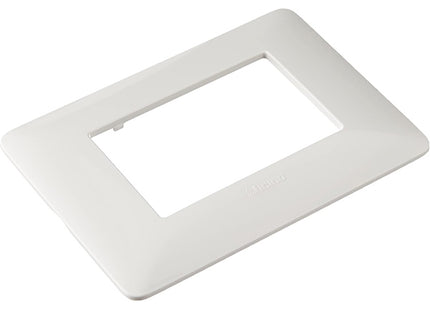 BTICINO MATIX PLACCA 3 POSTI COLORE BIANCO