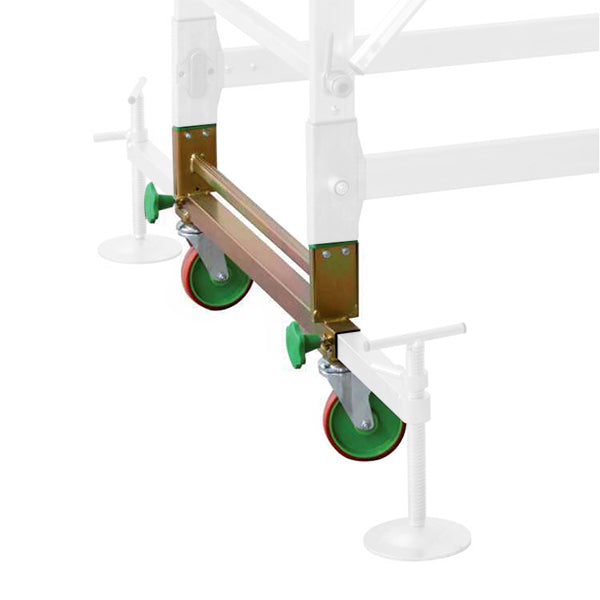 FACAL TESTATA DI BASE CON RUOTE PER TRABATTELLO ALUMITO
