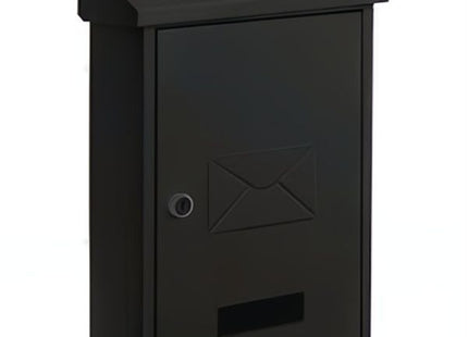 TECHNOMAX CASSETTA POSTALE ANGELICA IN ACCIAIO NERO MM270X115X400