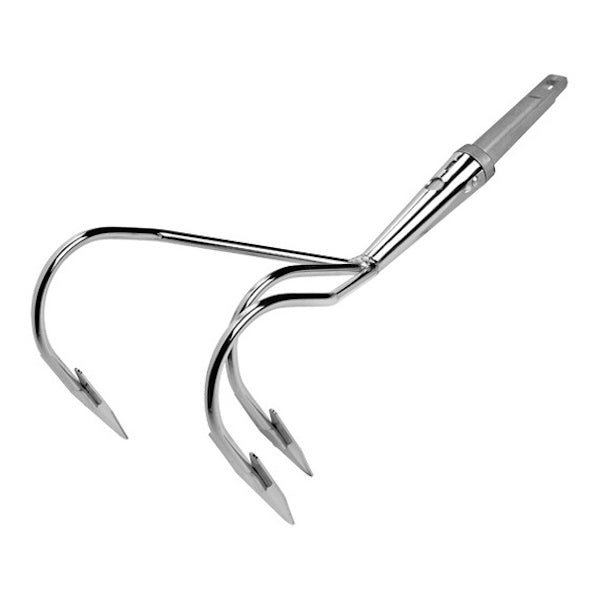 AGEF COLTIVATORE 3 DENTI IN ACCIAIO CROMATO PER MANICO POLICLICK