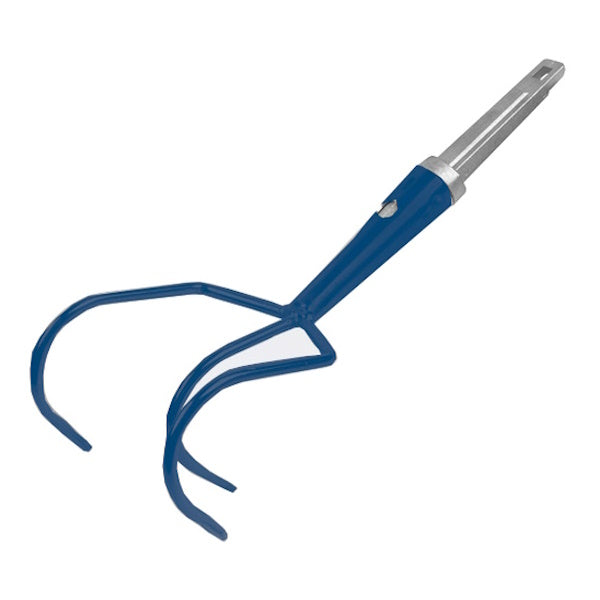 AGEF COLTIVATORE 3 DENTI A PUNTA ACCIAIO BLU PER MANICO POLICLICK*