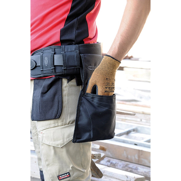 COFRA BORSELLO PORTACHIODI ASPLUND IN NYLON COLORE NERO