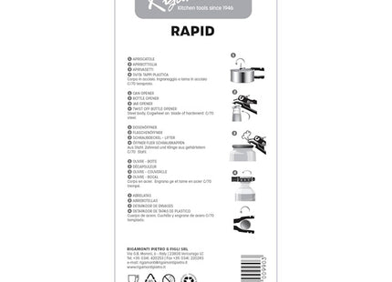RIGAMONTI APRISCATOLE RAPID ART.9.90