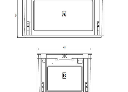 IMILANI CASSETTA IN PLASTICA ATHENA COLORE GRIGIO SCURO