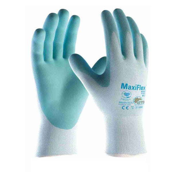 ATG GUANTI MOD. MAXIFLEX ACTIVE A34-824 COLORE AZZURRO