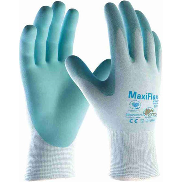 ATG GUANTI MOD. MAXIFLEX ACTIVE A34-824 COLORE AZZURRO