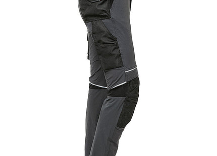U-POWER PANTALONE IN TESSUTO ATOM COLORE ASPHALT GREY TG.S