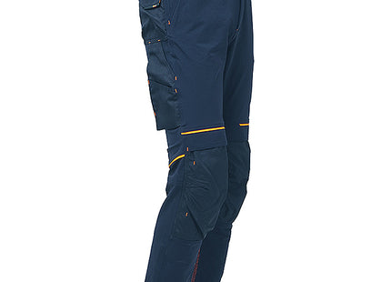 U-POWER PANTALONE IN TESSUTO ATOM COLORE DEEP BLUE TG.L