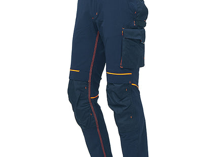 U-POWER PANTALONE IN TESSUTO ATOM COLORE DEEP BLUE TG.L