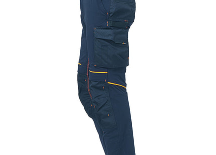 U-POWER PANTALONE IN TESSUTO ATOM COLORE DEEP BLUE TG.L