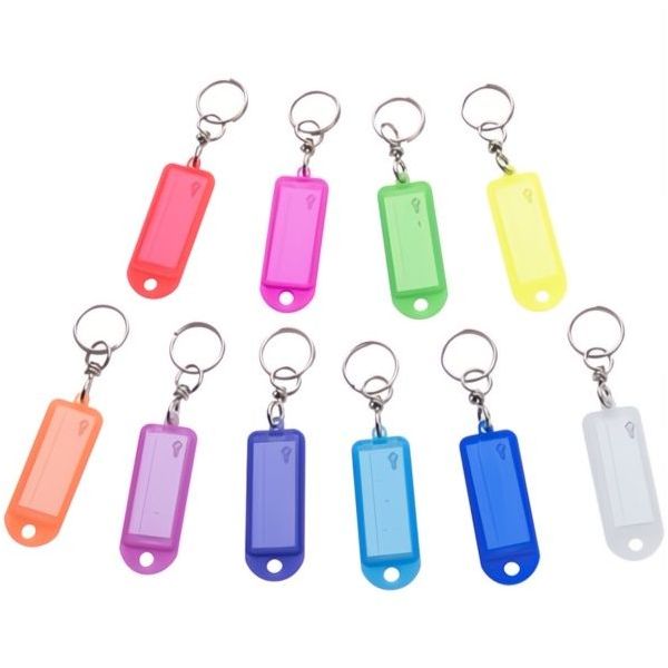 SILCA TARGHETTA SEGNANOME PICCOLA IN PLASTICA COLORATA CON GIVOLARE