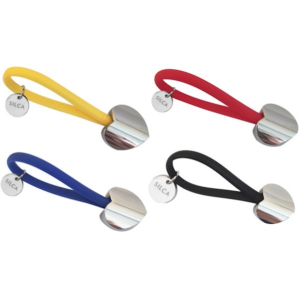 SILCA PORTACHIAVI A CUORE CON LACCIO IN GOMMA