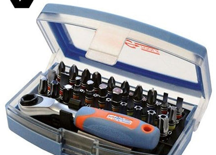 ABC TOOLS SET 30 INSERTI BITS DA 1/4" CON PORTAINSERTI E CRICCHETTO