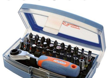 ABC TOOLS SET 30 INSERTI BITS DA 1/4" CON PORTAINSERTI E CRICCHETTO
