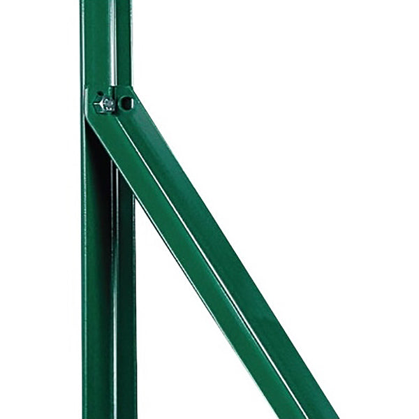 CAVATORTA SAETTA PER RETI IN FERRO PLASTIFICATA COLORE VERDE