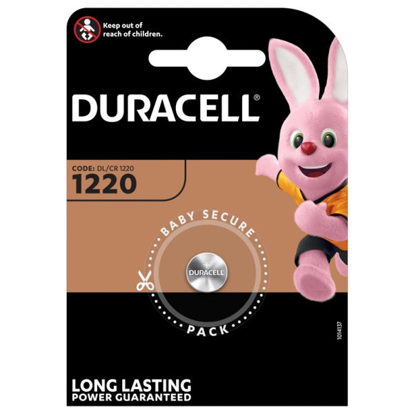 DURACELL BATTERIE 1220 SPECIALISTICHE PER ELETTRONICA BLISTER DA PZ1
