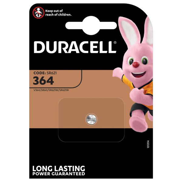 DURACELL BATTERIE  364 SPECIALISTICHE PER OROLOGI BLISTER DA PZ1